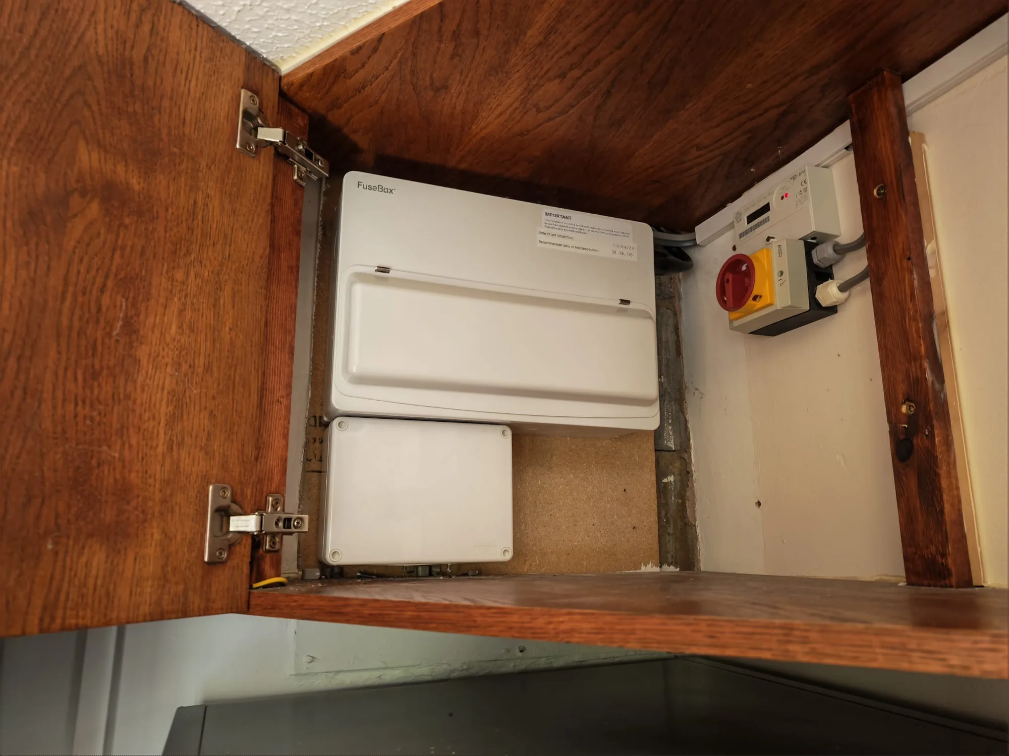 Consumer unit upgrade with clear circuit layout